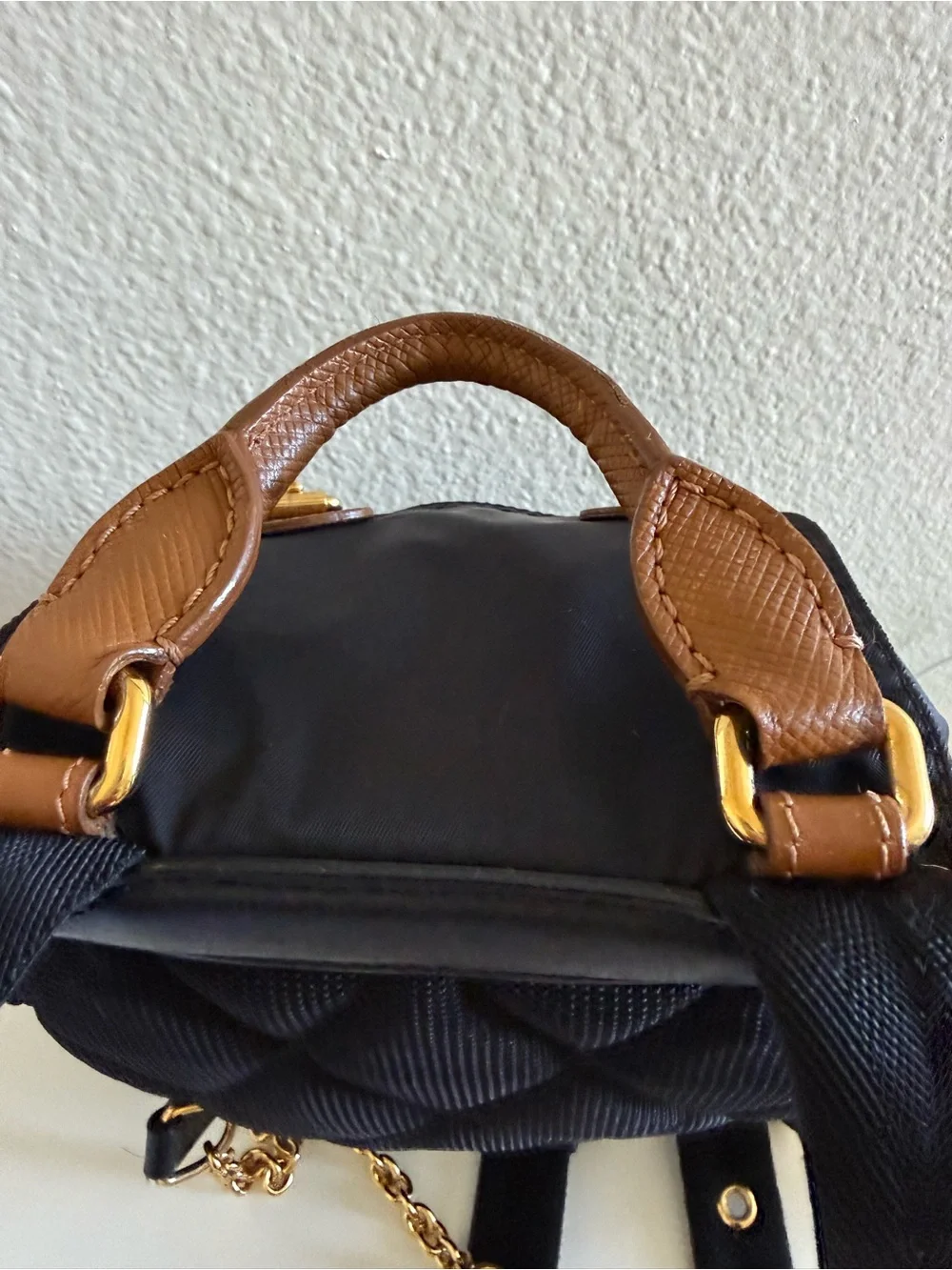 Burberry chic backpack